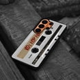 thumbnail image 4 of WIRESTER Shockproof Soft Rubber Cover Case for Samsung Galaxy S26 Ultra 6.9" 2026, Retro White Cassette Tape Hip Hop, 4 of 5