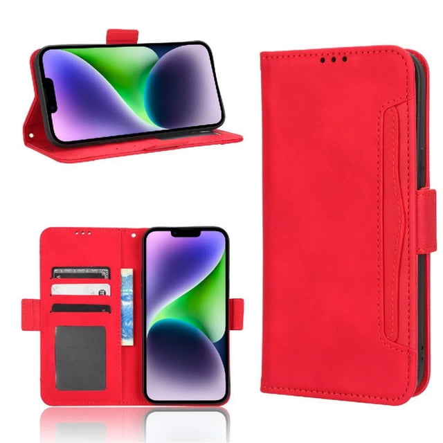 Funda Tipo Billetera GANGXUN para iPhone 15 Plus – Tapa Flip con Tarjetero