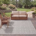 thumbnail image 4 of Safavieh Courtyard Teodor Geometric Indoor/Outdoor Area Rug, Gray, 9' x 12', 4 of 12