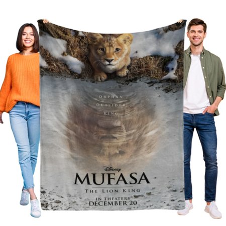 Mufasa The Lion King blanket this soft durable flannel blanket Ideal for home or outdoors.it offers cozy warmth and easy maintenance with star appeal 39 x 59-inch(100×150cm)