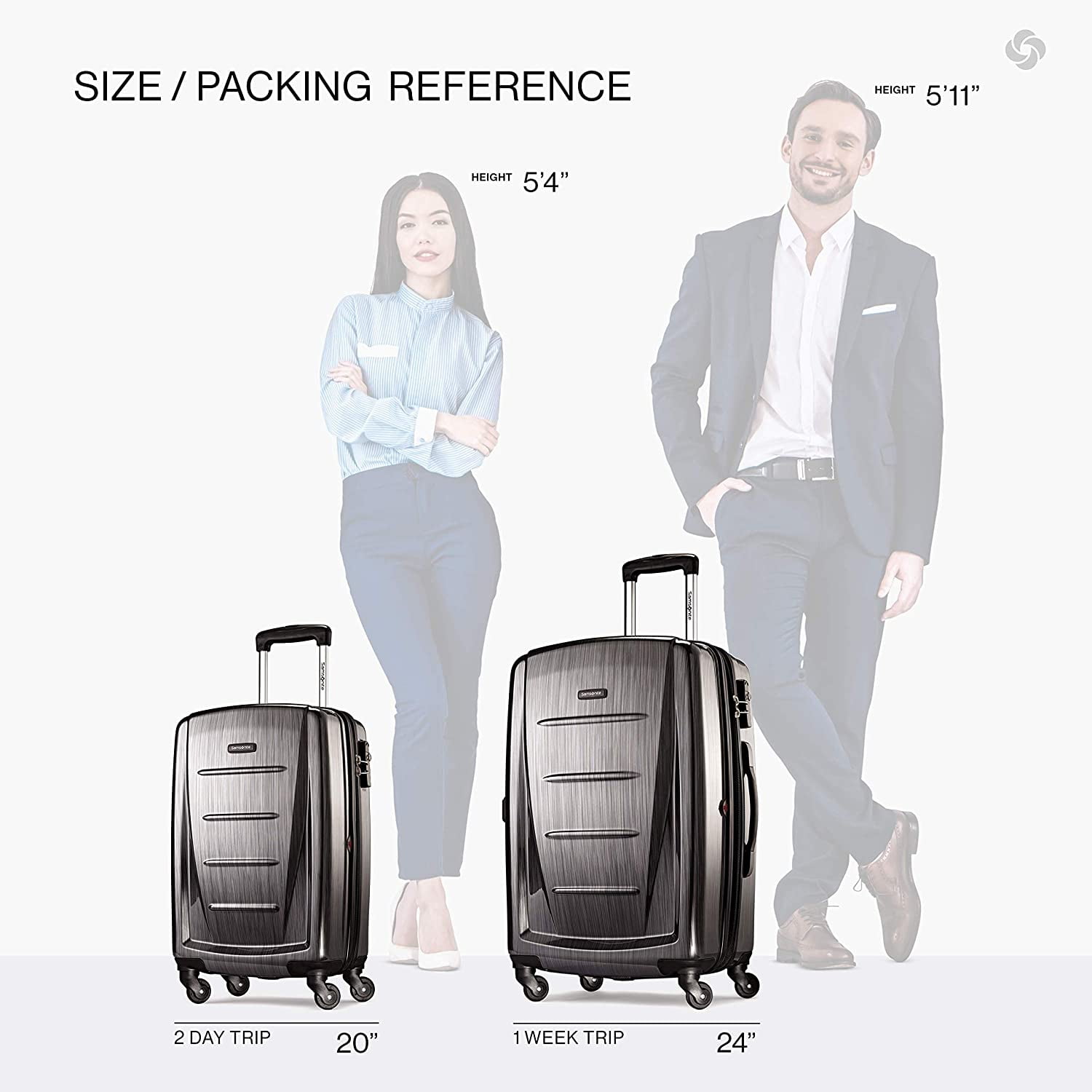 samsonite winfield 2 hardside luggage with spinner wheels