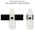 thumbnail image 3 of Big Dot of Happiness Gold Graduation Party Water Bottle Sticker Labels - Set of 20, 3 of 6