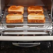 Sengoku HeatMate Countertop Toaster Oven w/ Graphite Technology, Olive
