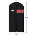 thumbnail image 2 of Travel Garment Bags for Hanging Clothes 40 Inch Suit Bags for Closet Storage with Zipper and Visible Transparent Window Foldable Suit Cover Bags for Suits Skirts Coats Jackets Shirts, 2 of 6