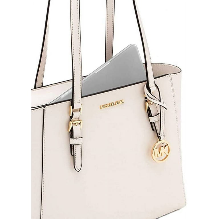 Michael Kors Bags | Michael Kors Charlotte Large 3 in 1 Tote Bag | Color: Gold/White | Size: Large | Tot77's Closet