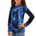 thumbnail image 3 of Garronmavis Fashion Wolf Boys Long Sleeve T-Shirts Size 5-6 Loose Kids Crewneck T-Shirts Fall Tops Lightweight Kids Basic Soft Long Sleeve Tees Top for Outdoor Activities, 3 of 7