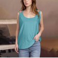 thumbnail image 2 of Ruimatai Women's Tank Tops Casual Round Neck Solid Color Sleeveless Shirt Comfortable Summer Fashion Tops 2024, 2 of 6