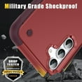 thumbnail image 2 of Dteck for Samsung Galalxy A54 5G Case with Built-in Kickstand, Heavy Duty Hybrid Shockproof Rugged Hard Plastic Bumper Soft Silicone Rubber Drop Protective Phone Cover,red, 2 of 7