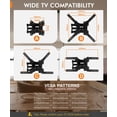 thumbnail image 2 of Soporte de pared para TV Solid As Mountain Full Motion, 26-55 pulgadas, 77 libras, 2 of 6