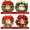 thumbnail image 2 of Pretty Comy Christmas Wreath Christmas Tree Round Bell Decor Handcrafted Elegant Holiday Wreath Wall Xmas Decoration, 2 of 6