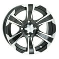 thumbnail image 1 of 4/137 ITP SS312 Alloy Series Wheel 14x6 4.0 + 2.0 Matte Black for Kawasaki BAYOU 300 4x4 1989-2004, 1 of 1