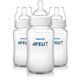 thumbnail image 1 of Biberones para bebés Philips Avent anti-cólico transparentes, 11 oz, conjunto de 3 piezas, 1 of 3