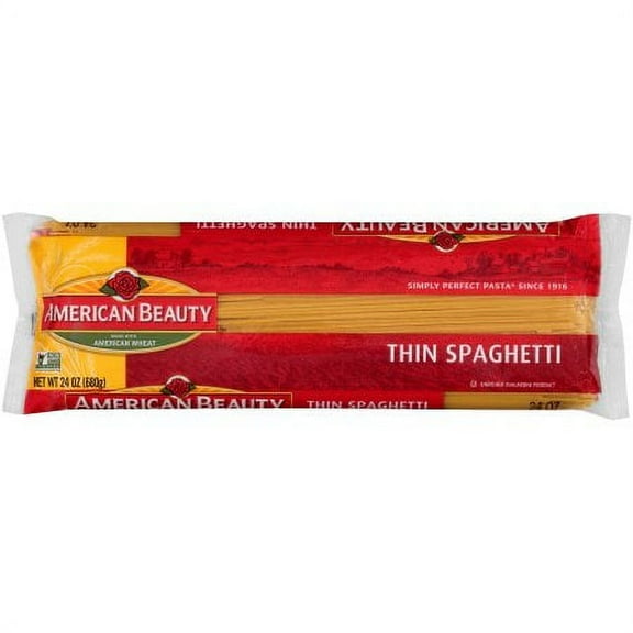 American Beauty Thin Spaghetti 24 Oz Bag (Pack of 3)