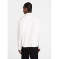 thumbnail image 3 of No Boundaries Boxy Cropped Fit Oxford Shirt with Long Sleeves, Men's XS-5XB, 3 of 5