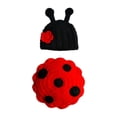 thumbnail image 2 of 2Pcs/Set Newborn Ladybug Suit Costume Boys Outfits Hat, Cape Photography Props CUTICAT Accesorio de fotografía, 2 of 8
