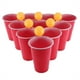 thumbnail image 2 of El juego de Beer Pong incluye 24 vasos rojos y pelotas de ping pong, juguete para fiestas y pub, 2 of 5