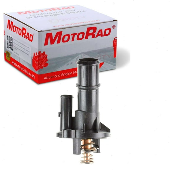 MotoRad Coolant Thermostat Housing Assembly compatible with Ford Fusion 2.0L L4 2013-2016 - 180F