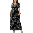 thumbnail image 2 of WUJINXIA Women's Summer Plus Size 2X to 6X Maxi Loose Dress with Pockets, 2 of 7