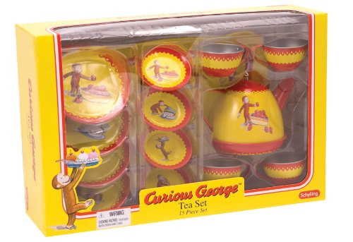 curious george tea set