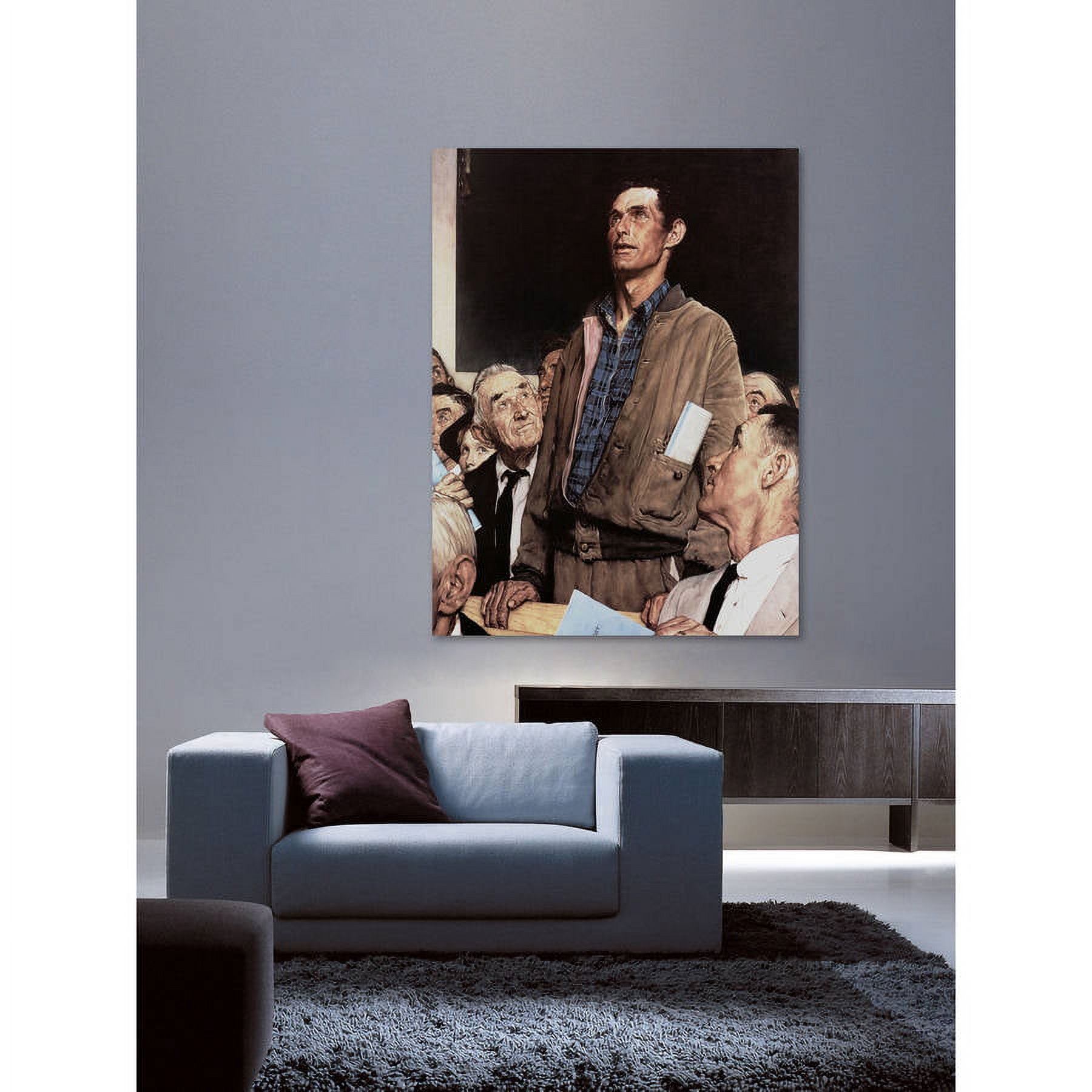 Marmont Hill "Freedom Of Speech" by Norman Rockwell Painting Print on Canvas