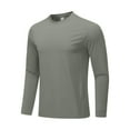 thumbnail image 3 of Cavosen Men's Base Layers Long Sleeve Crewneck Stretch Tees Thermal Solid Fitted Undershirts Soft Fall Casual Tops, 3 of 3