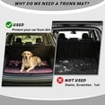 thumbnail image 5 of KUIFORTI Cherry Blossom Car Trunk Liner Polyester Dustproof Scratch-Proof 29" x 39" Vehicle Interior Decoration Accessories Universal Fit for Most Car Models, 5 of 7