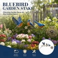 thumbnail image 4 of Metal Bird Garden Stake, 3-Bird Dandelion Silhouette Art for Outdoor Lawns, Patios, Flower Beds, and Memorial Garden Decoration, 4 of 6