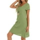 thumbnail image 1 of Vestido de verano para mujer, vestido de lino, vestido casual con escote en V, vestido de playa, 1 of 6