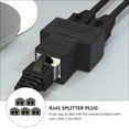 thumbnail image 3 of UPGRATOR 5Ud Adaptador Rj45 Splitter Conector De Red 1 A 2 Material Plástico Y Aleación, 3 of 8