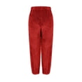 thumbnail image 6 of Womens Winter Sherpa Fleece Sweatpants Drawstring Waist Joggers Pants Thick Thermal Casual Trousers with Pockets, 6 of 7