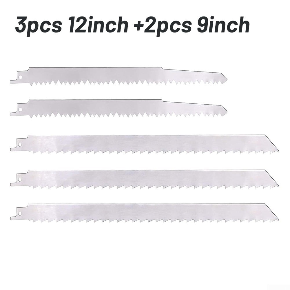 Details about   Stainless Steel Reciprocating Saw Blades for Frozen Meat Beef  Bone Food 5 PACK 