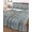 Blue, White, Gray, variant on Quilt King Size Bedding Set, Forest Woodland Reversible Summer Quilt 3 Pieces, Steel Blue Trees Shadows Lightweight Bedspreads Coverlets with 2 Pillow Shams for All Seasons