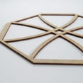 thumbnail image 5 of Ekena Millwork 15 3/8"W x 15 3/8"H x 1/4"T Medium Haswell Decorative Fretwork Wood Wall Panels, Birch, 5 of 18