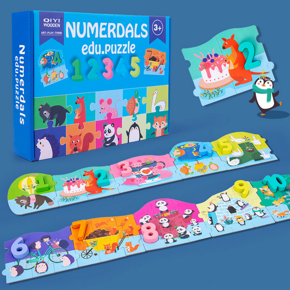 Preschool Puzzle, Abc Alphabet Numeric Animal Fruit Puzzle, 1-4 Year Old Children, Montessori Learning Puzzle, Boys And Girls Toys