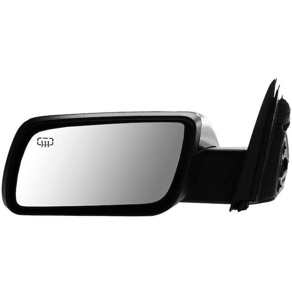 Left Driver Side Power Mirror - Chrome - with Heated Glass, Memory, and Puddle Light - Compatible with 2009 - 2012 Ford Flex 2010 2011