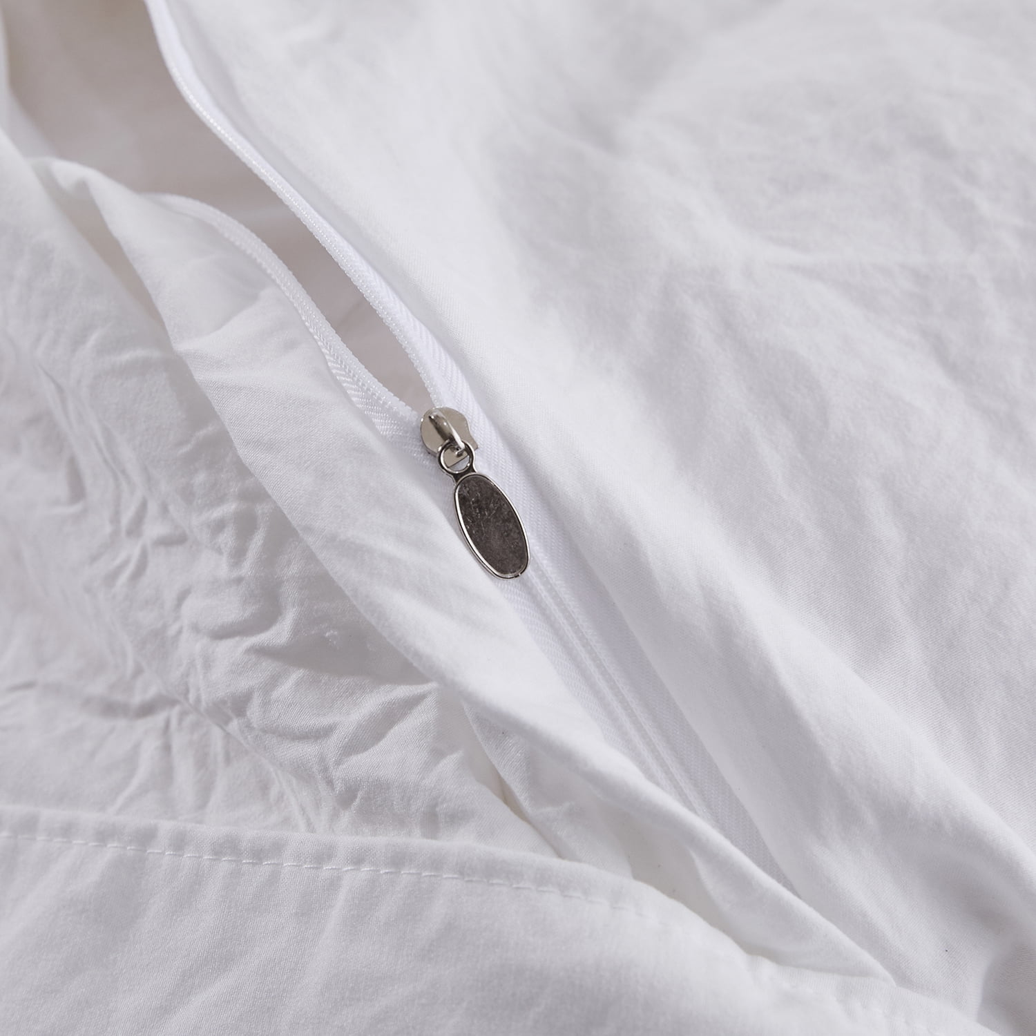 HIG 3 Piece Vintage Duvet Cover Set, Ultra Soft Pre-washed Microfiber, Off-white, Queen