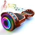 thumbnail image 1 of Hoverstar Chrome Rosegold Hoverboard with Bluetooth & LED Lights,Self-Balancing Scooter for Kids & Adults,9 Mph Max Speed, UL 2272 Certified, 1 of 7