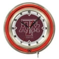 thumbnail image 2 of Texas A&M Aggies 19" Neon Wall Clock, 2 of 6