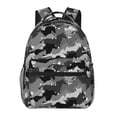thumbnail image 1 of Disketp Horse Silhouette Mochila Estampada para Hombre y Mujer – Mochila Ligera Clásica con Múltiples Bolsillos para Universidad, Trabajo y Viajes-One Size, 1 of 5