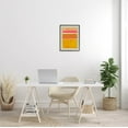 thumbnail image 2 of Stupell Industries Varied Orange Stripes Arrangement Painting Black Framed Art Print Wall Art, Design by Victoria Barnes, 2 of 7