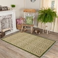 thumbnail image 2 of Casavani - 6'x6' Green Block Printed Cotton Square Area Rugs for Living Room Outdoor Patio Rugs, 2 of 7