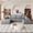 Gray, variant on MAYEERTY 135" Cloud U-Shaped Sectional Sofa with 1 Ottoman, Plush Corduroy Deep Seat Modular Couch, No Assembly Minimalist Sofa for Living Room Apartment