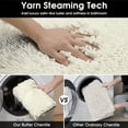 thumbnail image 4 of 2 Pieces Bathroom Rugs, Non Slip Absorbent Velvety-Soft Butter Chenille Bath Mat Set (Ivory/Cream), 4 of 6