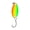 B orange yellow gree, variant on CEORPER Glow Fishing Baits with Single Hook Metal Hard Baits for Trout