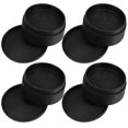 thumbnail image 4 of KAKOWELY lifter 4pcs Stackable Rubber Furniture Risers For Bed Chair Height Adjustment Non-Slip Lifter For Sofas Rubber Bed Risers Sofa Riser3.46"X3.46"X1.57", 4 of 5