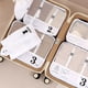 thumbnail image 4 of Set organizador de equipaje de viaje de 7 piezas | Cubos de embalaje con bolsa para zapatos, bolsa para ropa sucia, bolsa para ropa interior | Bolsas para almacenamiento de ropa | Múltiples tamaños, 4 of 9