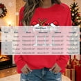 thumbnail image 7 of Ichuanyi Christmas Sweatshirts for Women Christmas Graphic Long Sleeve Shirt Xmas Holiday Crewneck Pullover Tops, 7 of 7