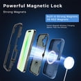 thumbnail image 3 of Funda Case MYBAT Maverick Mag clip para iPhone 17 - Azul con mica, 3 of 10