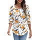 thumbnail image 4 of Blusas XIEERDUO Spring para mujer 2025 con manga 3/4 S, 4 of 5