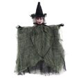 thumbnail image 2 of Halloween Hanging Witch Decorations, Scary Witch Dolls with Glowing & Tattered Bodies Door Hanging Props for Indoor Outdoor Decor, 2 of 9
